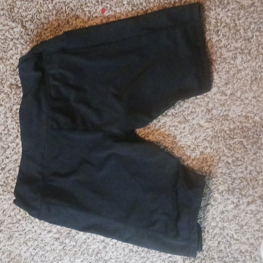2 pairs black athletic shorts size medium
